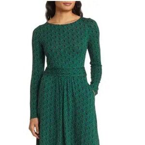 Boden Abigail Long Sleeve Jersey Dress